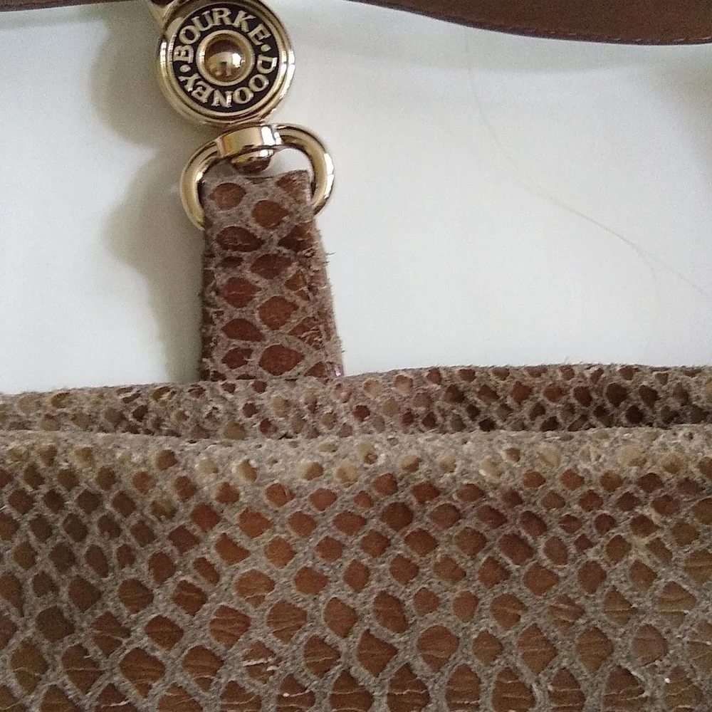 Dooney‎ & Bourke Logo Lock hobo sac shoulder bag purse